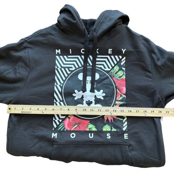NWT NEFF Disney Men's Hoodie Size S Sweater Black Mickey Mouse Geometric Floral - Picture 6 of 7